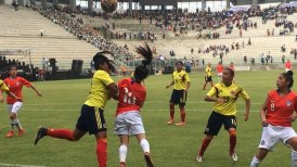 Selección chilena femenina sub 20 cayó ante Colombia en los Juegos Sudamericanos