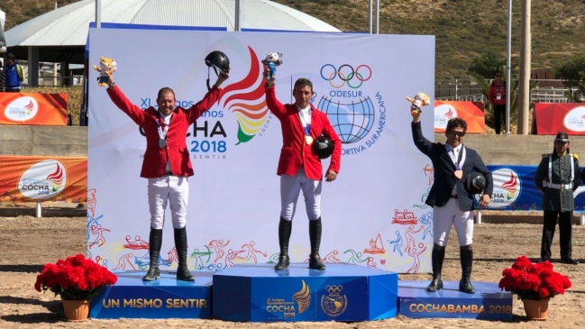 Chile ganó oro y plata en el debut de la equitación en Cochabamba 2018