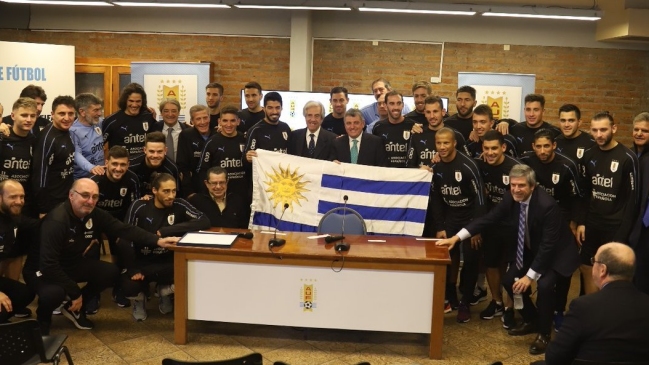 Presidente de Uruguay entregó su apoyo a la selección