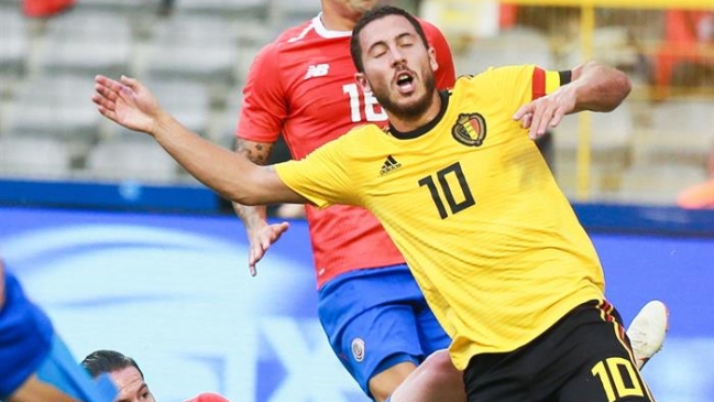 Eden Hazard culpó a su hermano del golpe que lo sacó del duelo de Bélgica y Costa Rica
