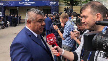 Presidente de AFA "solidarizó" con su par de la Federación Española