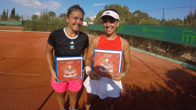 Fernanda Brito se coronó en dobles en el ITF de Hammamet