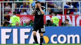 Argentina tuvo un amargo debut en la Copa del Mundo de Rusia tras igualar con Islandia
