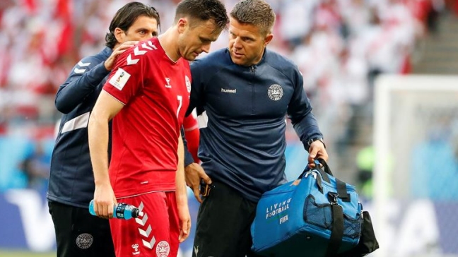 El danés William Kvist dijo adiós al Mundial por dos costillas rotas