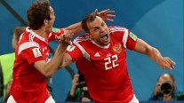 Rusia y Uruguay se instalaron en octavos de final dejando eliminados a Egipto y Arabia Saudita
