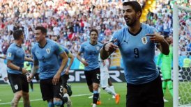 Uruguay venció a la Arabia Saudita de Pizzi y clasificó a octavos de final en Rusia 2018