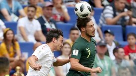 Australia perdonó sobre el final a Dinamarca y se quedó con un empate en Rusia 2018