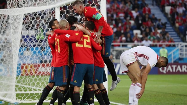 España ganó el Grupo B tras igualar con Marruecos en un partido con final dramático