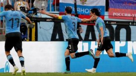 Uruguay derrotó a Rusia y se quedó con el liderato del Grupo A con campaña perfecta