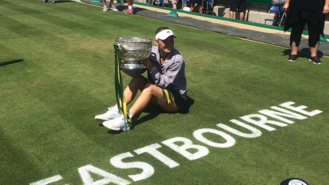 Caroline Wozniacki logró coronarse en el Torneo de Eastbourne