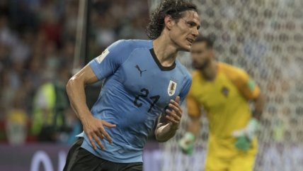 Edinson Cavani marcó el gol del triunfo para Uruguay sobre Portugal con un perfecto remate