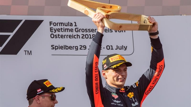 Max Verstappen se quedó con el Gran Premio de Austria y Vettel recuperó el liderato de la Fórmula 1