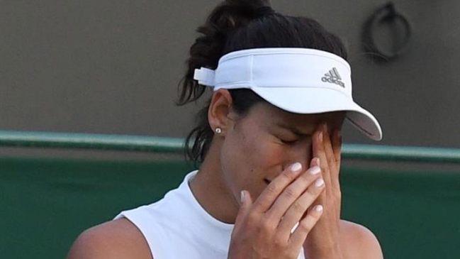 Garbiñe Muguruza dejó vacante la corona femenina de Wimbledon