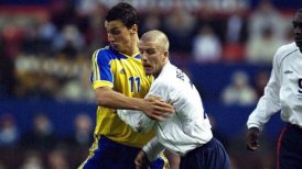 La divertida apuesta Ibrahimovic y Beckham en la previa del Suecia vs. Inglaterra