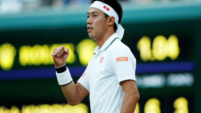Nishikori derribó a Kyrgios y se metió a los octavos de final en Wimbledon