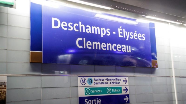 Metro de París rebautizó seis estaciones en honor a los campeones del mundo