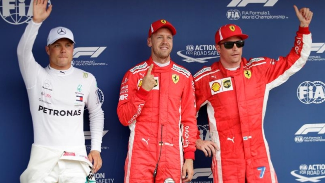 La grilla de salida del Gran Premio de Alemania en la Fórmula 1