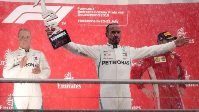Hamilton nuevamente es líder: Las clasificaciones de la Fórmula 1 tras el GP de Alemania
