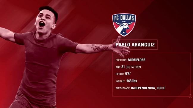 FC Dallas oficializó la llegada de Pablo Aránguiz