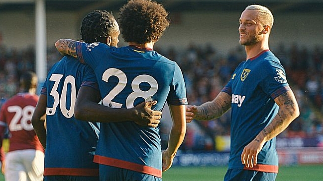 West Ham de Pellegrini logró amplia victoria en amistoso contra Aston Villa