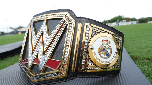 WWE le regaló un título personalizado a Real Madrid
