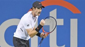 Andy Murray logró un esforzado triunfo en su debut en el ATP de Washington