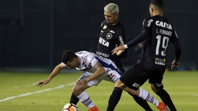 Leo Valencia y Botafogo cayeron ante Nacional de Paraguay en la Copa Sudamericana