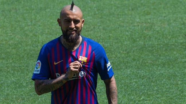 ¿Qué número usará Vidal en Barcelona?
