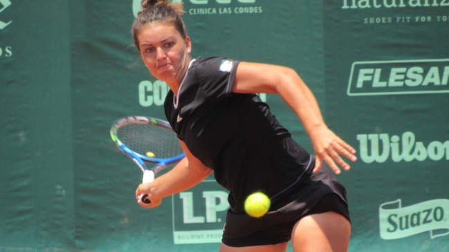 Fernanda Brito fue la única chilena que pasó a semifinales de singles en Guayaquil