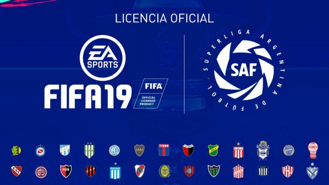 La Superliga de Argentina estará licenciada oficialmente en el FIFA 19