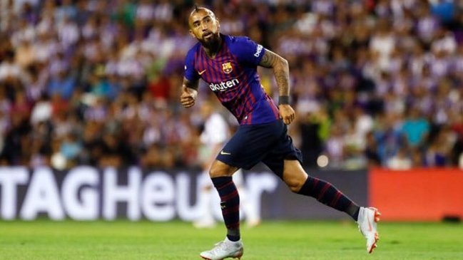 Vidal celebró por redes sociales su nueva victoria con Barcelona: "Seguimos mejorando"