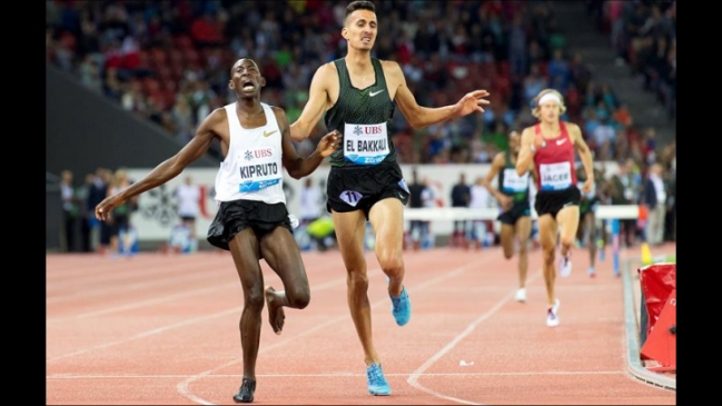 Conseslus Kipruto ganó los 3.000 metros con obstáculos de la Liga Diamante pese a perder una zapatilla