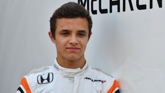 El novato Lando Norris es la apuesta de McLaren para 2019