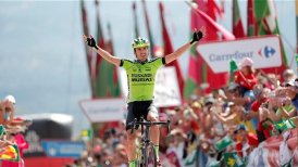 Oscar Rodríguez sorprendió en el ascenso a La Camperona en la Vuelta a España
