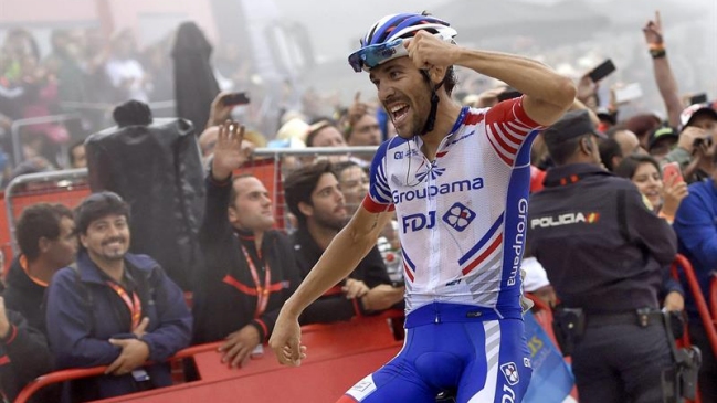 Thibaut Pinot triunfó en la decimoquinta etapa de la Vuelta a España