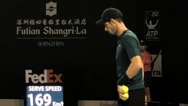 Andy Murray se estrenó con victoria ante un rival local en Shenzhen