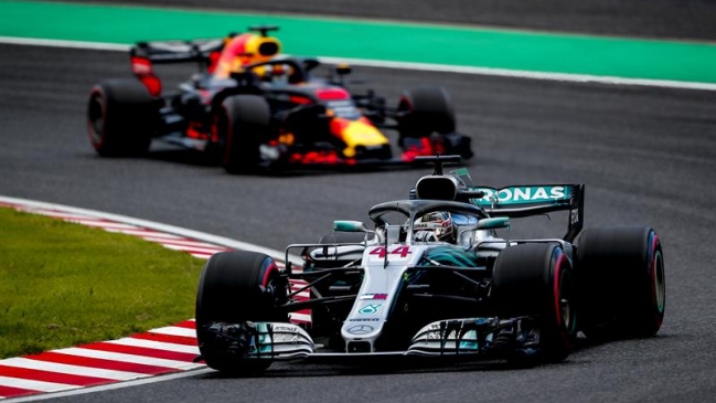 La grilla de salida del Gran Premio de Japón en la Fórmula 1