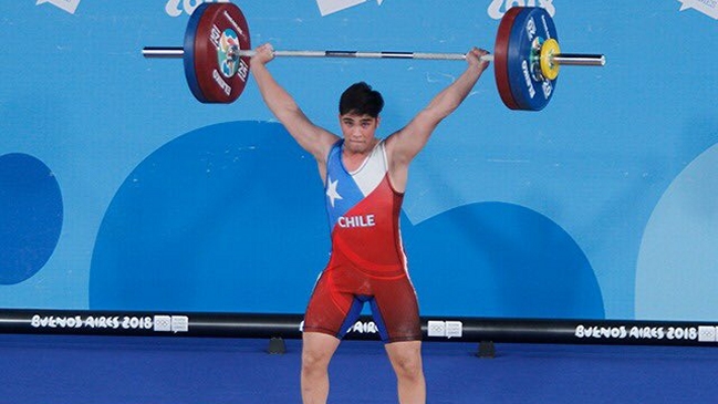 Nicolás Cuevas fue quinto en el levantamiento de pesas de los JJ.OO. de la Juventud