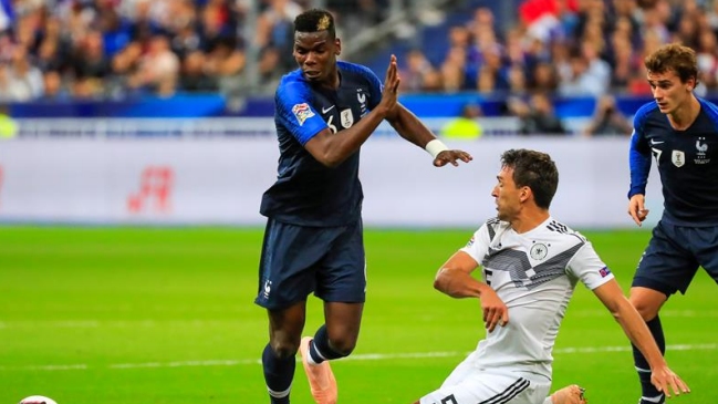 Francia remontó frente a Alemania y quedó a un paso de semifinales en la Liga de Naciones