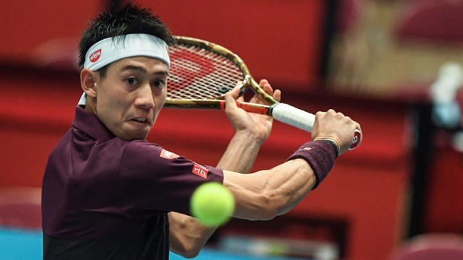 Kei Nishikori dio el primer paso en el ATP 500 de Viena