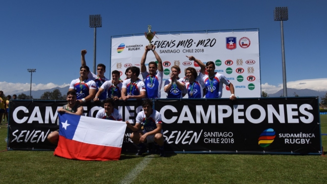 Los Cóndores M20 se coronaron campeones sudamericanos de rugby seven