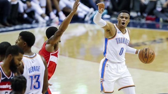 Oklahoma City Thunder venció a New Orleans Pelicans y perdió por lesión a Rusell Westbrook