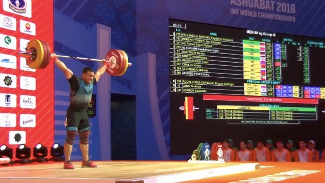 Arley Méndez ganó medalla de oro en el Mundial de levantamiento de pesas