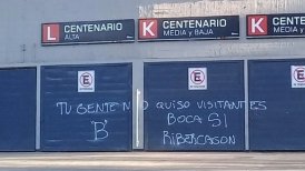 Estadio de River fue vandalizado por hinchas de Boca a días de primera final de Copa Libertadores