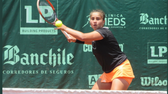 Bárbara Gatica sufrió dos amargas derrotas en el ITF de Colina