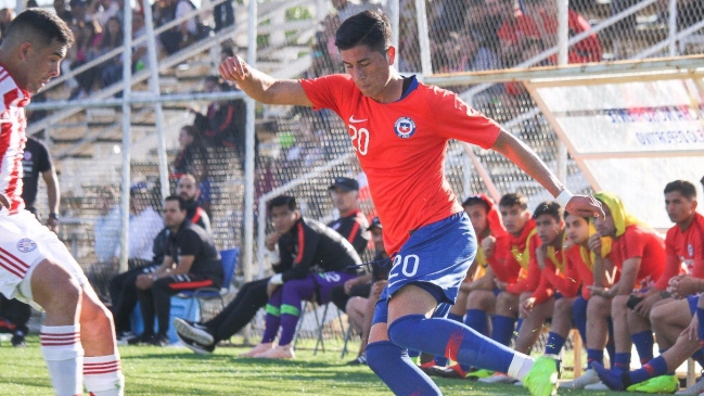 La selección chilena sub 20 empató en un intenso partido ante Paraguay