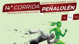 Más de mil personas participarán en la 14ª Corrida de Peñalolén este domingo