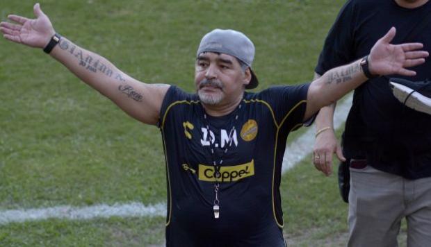 Diego Maradona culpó al Presidente Mauricio Macri por los incidentes en la final River-Boca