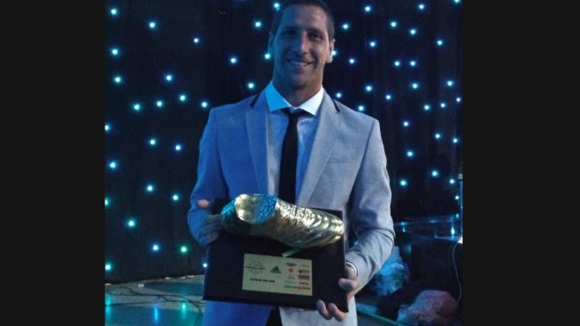 Luciano Aued se alzó con el Botín de Oro en la Gala del Fútbol Chileno