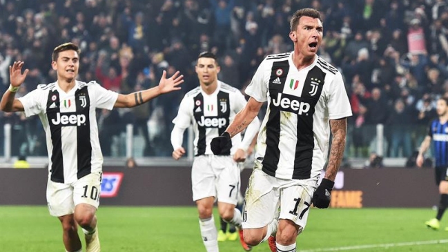 Juventus ganó con lo justo el clásico ante Inter y extendió su hegemonía en la liga italiana